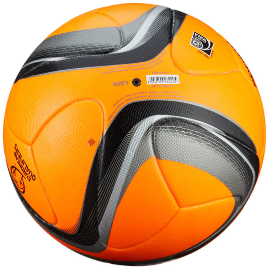 adidas Offizieller Spielball Euro Qualifier, Infrared/Black/Neo Iron Met. F11/Metallic Silver