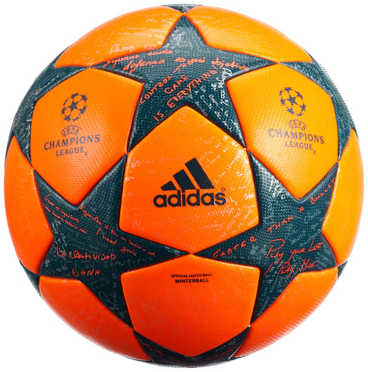 adidas Finale 15 Winter Fußball, Solar Orange/Silver Metallic/Tech Green, 5